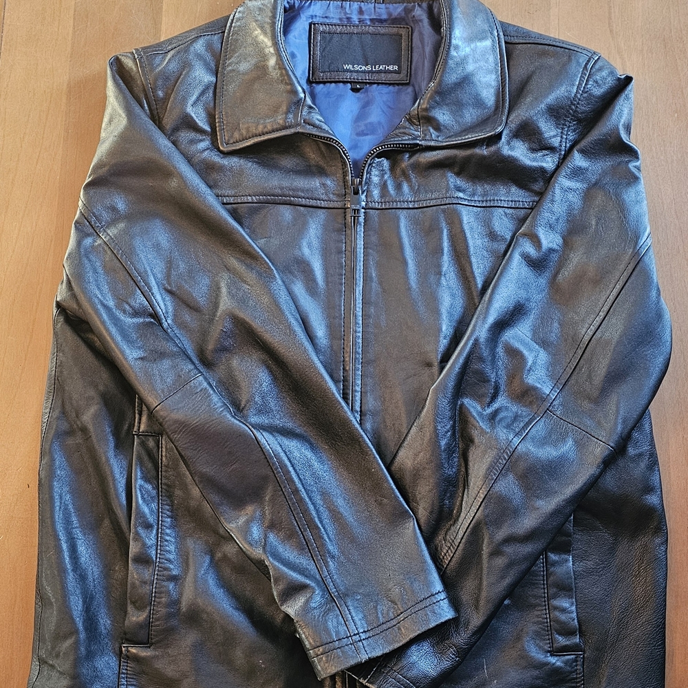 Wilsons Leather Men's Black Jacket